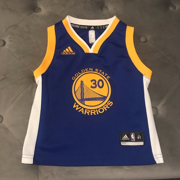 Kids Golden State Warriors Jersey Sz 4T Kids Golden State Warriors Jersey Sz 4T